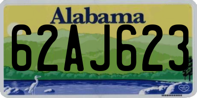AL license plate 62AJ623
