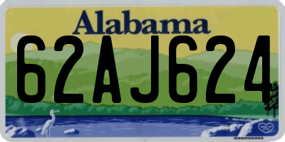 AL license plate 62AJ624