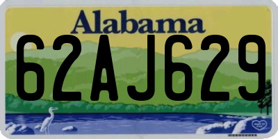 AL license plate 62AJ629