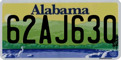 AL license plate 62AJ630