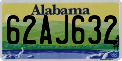 AL license plate 62AJ632