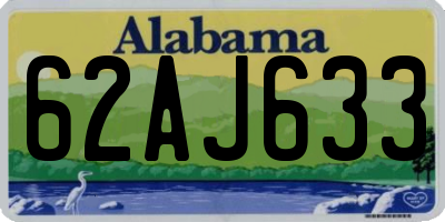 AL license plate 62AJ633