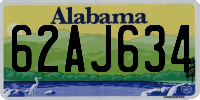 AL license plate 62AJ634
