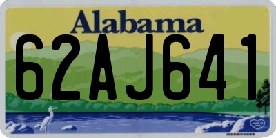 AL license plate 62AJ641