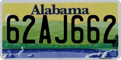 AL license plate 62AJ662