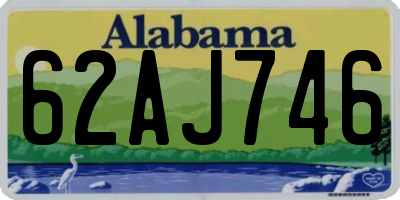 AL license plate 62AJ746