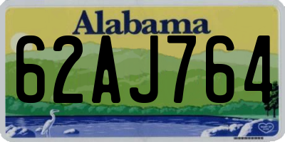 AL license plate 62AJ764