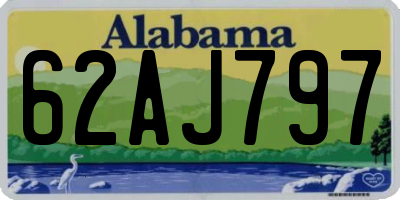 AL license plate 62AJ797