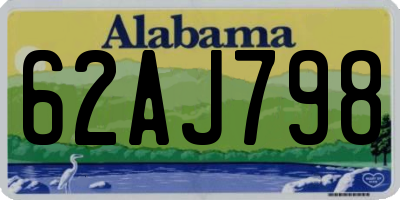 AL license plate 62AJ798