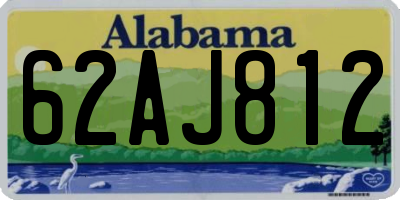AL license plate 62AJ812