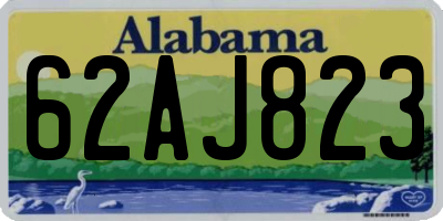 AL license plate 62AJ823