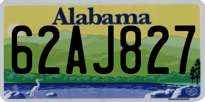 AL license plate 62AJ827