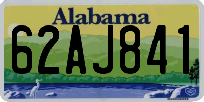 AL license plate 62AJ841