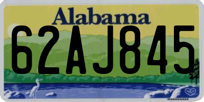 AL license plate 62AJ845