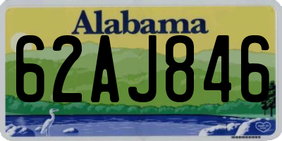 AL license plate 62AJ846