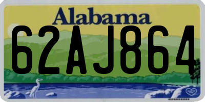 AL license plate 62AJ864