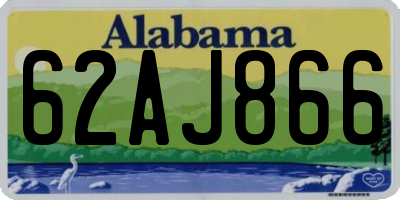 AL license plate 62AJ866
