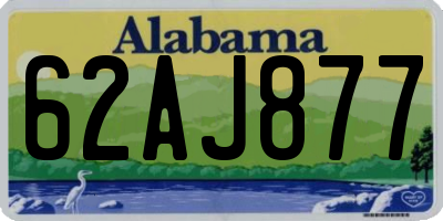 AL license plate 62AJ877
