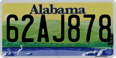 AL license plate 62AJ878