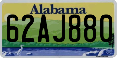 AL license plate 62AJ880