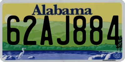 AL license plate 62AJ884