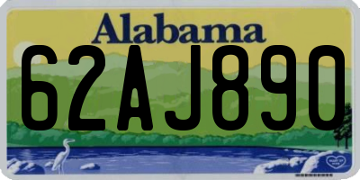 AL license plate 62AJ890