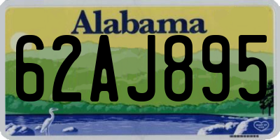 AL license plate 62AJ895