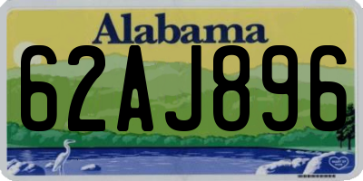 AL license plate 62AJ896