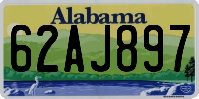 AL license plate 62AJ897