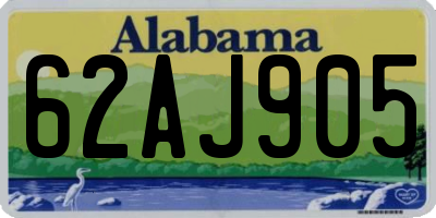 AL license plate 62AJ905