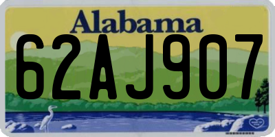 AL license plate 62AJ907