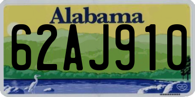 AL license plate 62AJ910