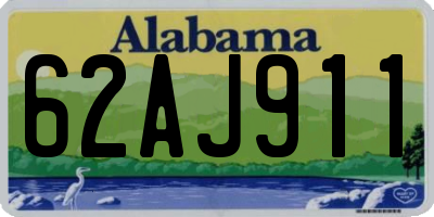 AL license plate 62AJ911