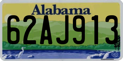 AL license plate 62AJ913