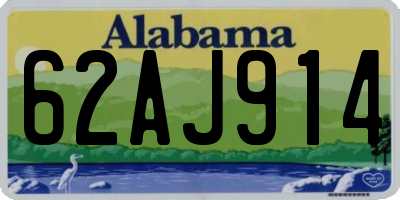 AL license plate 62AJ914