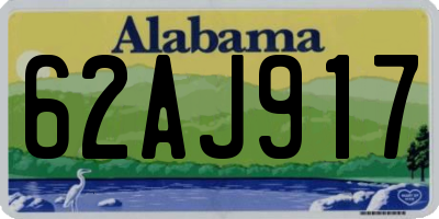 AL license plate 62AJ917