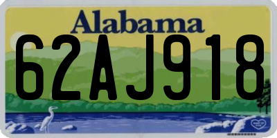 AL license plate 62AJ918
