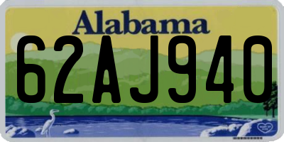 AL license plate 62AJ940