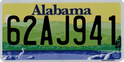 AL license plate 62AJ941
