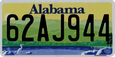 AL license plate 62AJ944