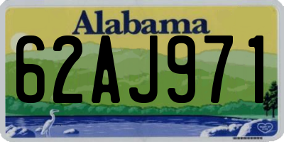 AL license plate 62AJ971