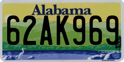 AL license plate 62AK969
