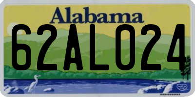AL license plate 62AL024