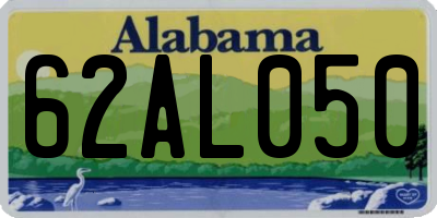 AL license plate 62AL050