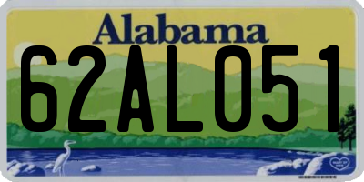 AL license plate 62AL051