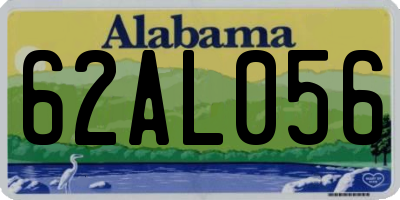 AL license plate 62AL056