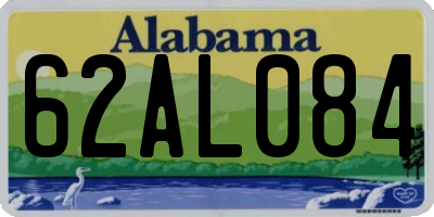 AL license plate 62AL084