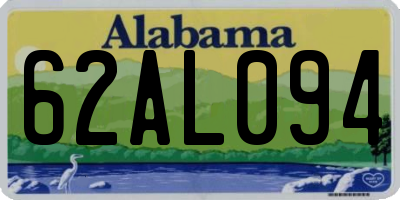 AL license plate 62AL094