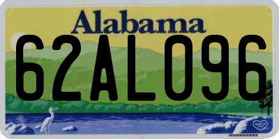 AL license plate 62AL096