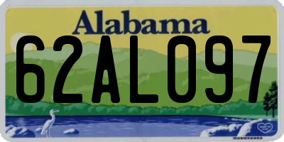 AL license plate 62AL097
